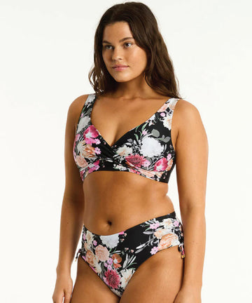 Sea Level Belle Mid Drawstring Pant - Black